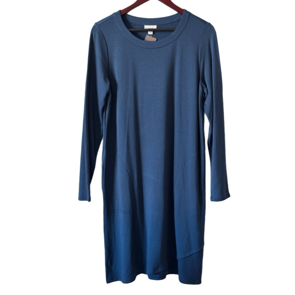 PURE JILL - J.JILL NWT Dress Pullover Pockets Soft Travel Quiet Lux Sz S